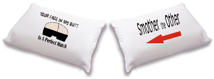 Funny Pillowcases For Couples Cute Novelty Threads For Your Bed