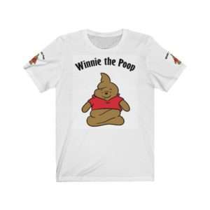 Funny Unisex Jersey Short Sleeve T-shirt - Winnie the Poop