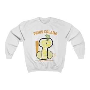 Funny Unisex Heavy Blend Crewneck Sweatshirt - Penis Colada
