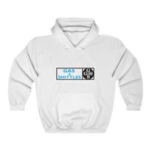 Humorous Unisex Heavy Blend Hoodie Sweatshirt - Gas & Shittles