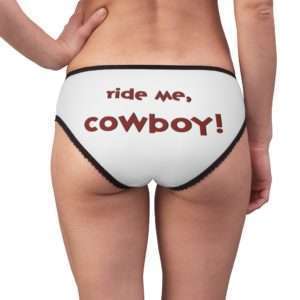 Ride Me Cowboy! Women's Briefs