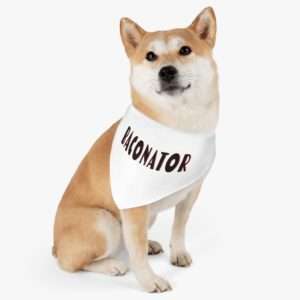 Funny Dog Bandana Collar - Baconator
