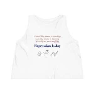 Expression Is Joy Women's Dancer Cropped Tank Top