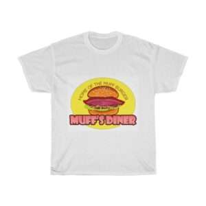 Muff's Diner: Home of the Muff Burger Unisex Heavy Cotton Tee