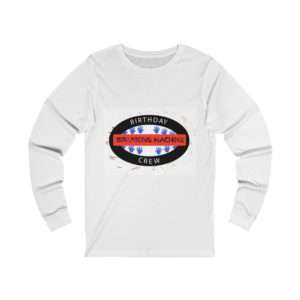 Unisex Jersey Long Sleeve T-shirt - Birthday Spanking Machine Crew