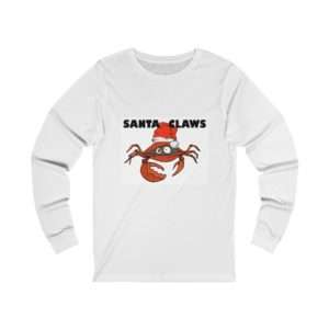 Unisex Jersey Long Sleeve T-shirt - Santa Claws