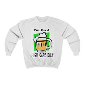 Funny Unisex Heavy Blend Crewneck Sweatshirt - I'm On a High Carb Diet