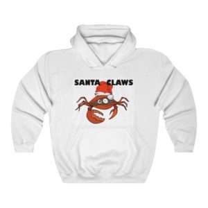 Funny Unisex Heavy Blend Hoodie Sweatshirt - Santa Claws