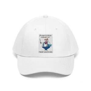Does anyone know where my one-eyed python went? I haven’t seen it in years. Unisex Twill Hat