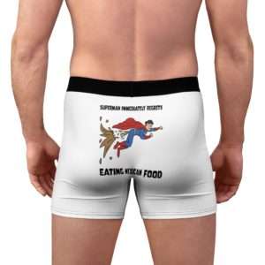 Superman Immediately Regrets Eating Mexican Food Men's Boxer Briefs
