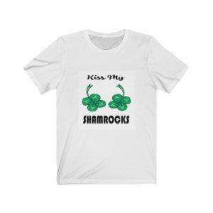 Kiss My Shamrocks Unisex Jersey Short Sleeve Tee