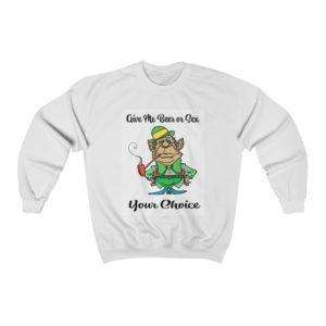 Give Me Beer Or Sex Your Choice Unisex Heavy Blend™ Crewneck Sweatshirt