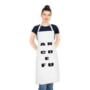 A B C D E F U Adult Apron