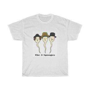 The 3 Spooges Unisex Heavy Cotton Tee