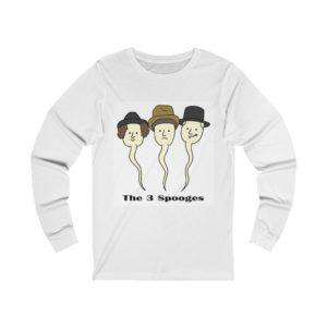 The 3 Spooges Unisex Jersey Long Sleeve Tee