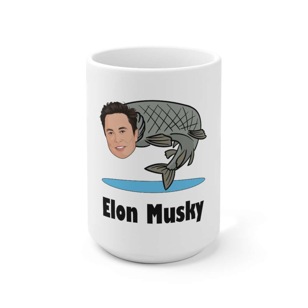 Muskie Man Ceramic Coffee Mug — Fish Face Goods