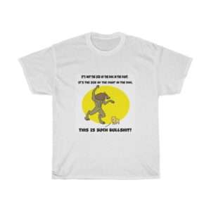 It's Not the Size of the Dog in the Fight Heavy Cotton Tee