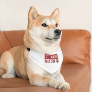 Self-Winding Watchdog Pet Bandana Collar