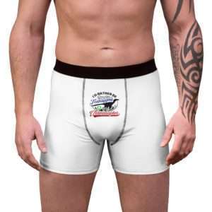 I'd Rather Be Teabagging a Velociraptor Men's Boxer Briefs