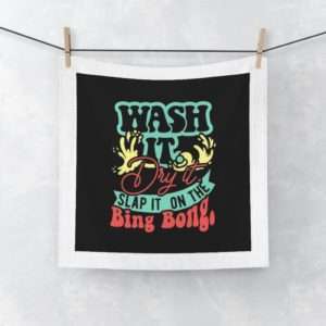 Wash It, Dry It, Slap It On the Bing Bong Face Towel