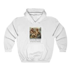 Unisex Heavy Blend™ Hooded Sweatshirt - My AI Has a Sense of Humor Since This Is It's Version of Women Bathing