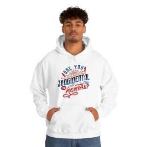 Unisex Heavy Blend™ Hooded Sweatshirt - Are You Judgmental or Just Mental?
