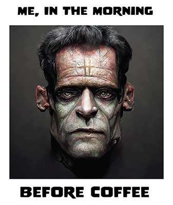 Me, in the Morning Before Coffee