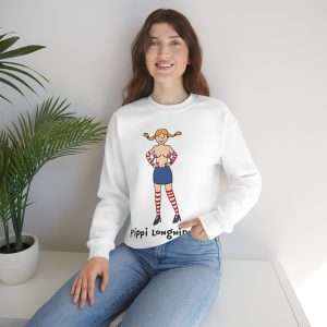 Unisex Heavy Blend™ Crewneck Sweatshirt - Pippi Longnipples