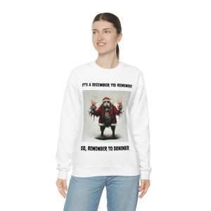 Unisex Heavy Blend™ Crewneck Sweatshirt - It's a December to Remember, So Remember to Dismember