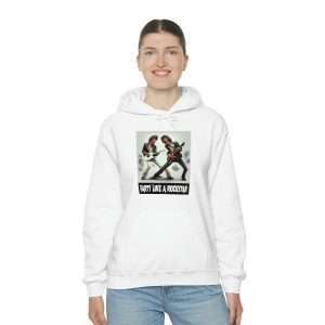 Funny Unisex Heavy Blend Hoodie Sweatshirt - Farty Like a Rockstar