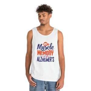Men's Heavy Cotton Tank Top - My Muscle Memory Has Alzheimer’s