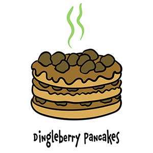 Dingleberry Pancakes