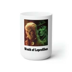 Funny Premium Coffee Mug 15 oz - Wrath of LepreKhan