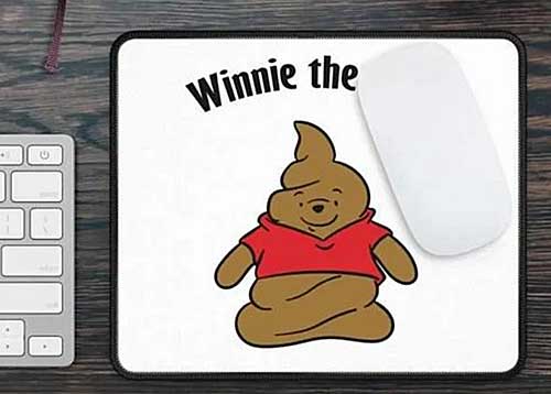Winnie the Poop Funny Mousepad