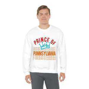 Funny Unisex Heavy Blend Crewneck Sweatshirt - Prince of Punnsylvania