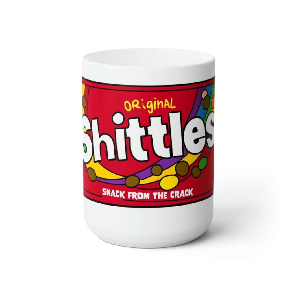 Shittles coffee mug