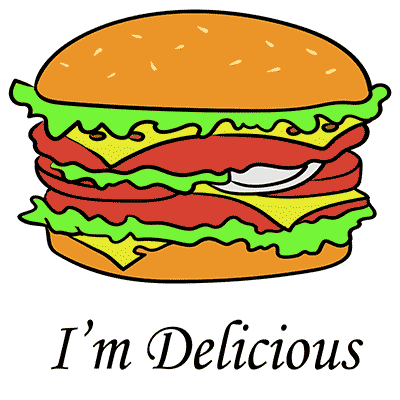 Burger Panties - I'm Delicious