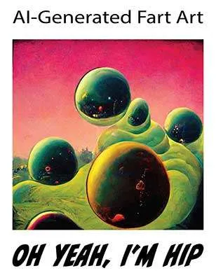 ai-generated fart art. Oh, yeah, I'm hip.