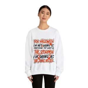 Funny Unisex Heavy Blend Crewneck Sweatshirt - For Halloween I'm Not Going as Spiderman, the Wasp or the Scorpion. I'm Going As The Dung Beetle.
