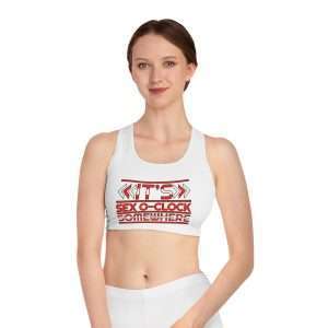 Funny Women’s Sports Bra - It's Sex O'Clock Somewhere