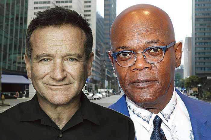 Robin Williams and Samuel L. Jackson